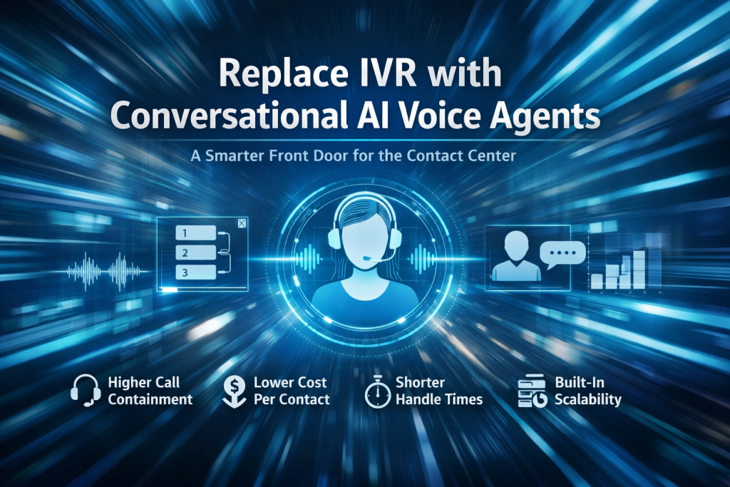 IVR with Conversational AI Voice Agents:  A Smarter Front Door for the Contact Center